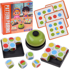 Puzzle game for observation and concentration, colorful patterns GR0761