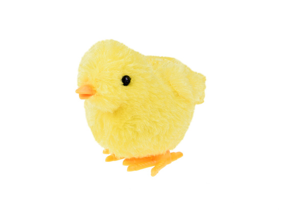Wind-up yellow CHICKEN - stomping Easter chicken ZA4993