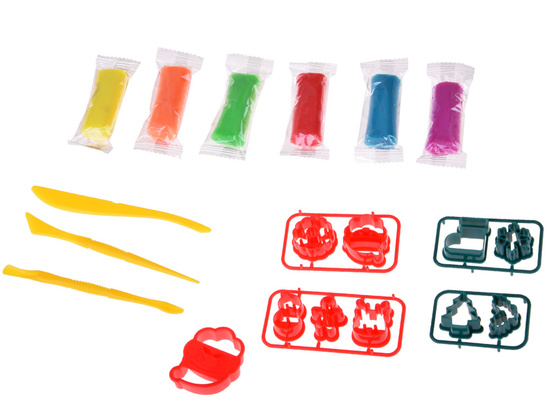Set of clay + Christmas themed molds ZA5764