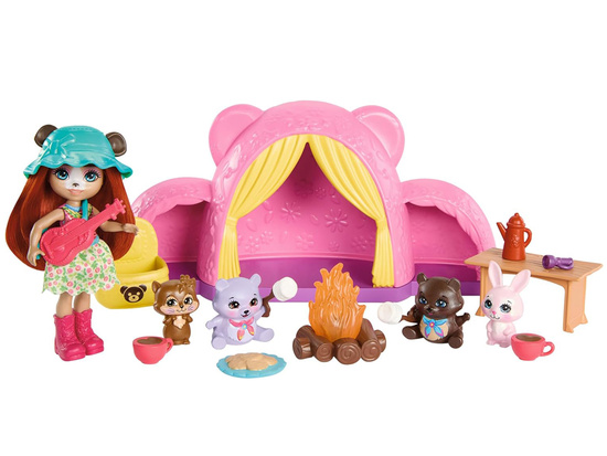 Enchantimals camping trip set bear doll ZA5995