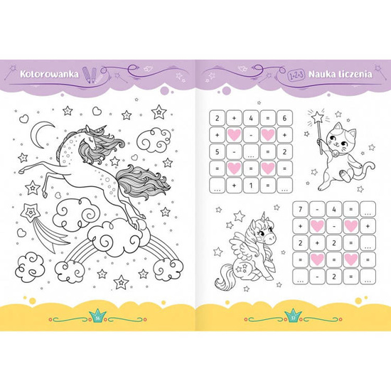 Sweet unicorns book for girls KS0754