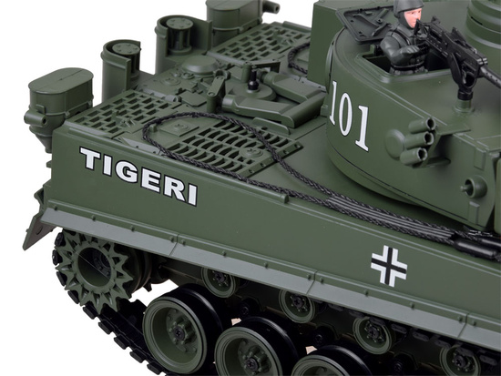 REALISTIC GERMAN TIGER TANK SHOOTS RC0252ZI