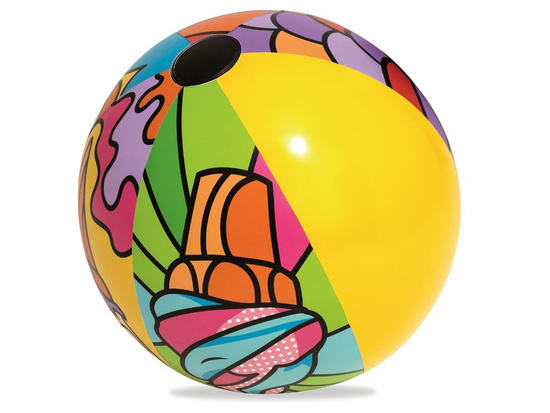Bestway Inflatable beach ball COLOURFUL large 91cm 31044