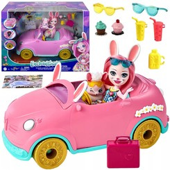 Enchantimals bunny car doll Bree Bunny Mobile accessories car ZA5468