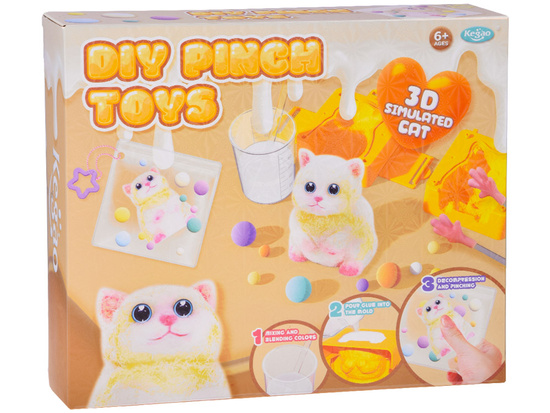 Creative kit series: DIY CATS SLOOMER - anti-stress keychain ZA5983