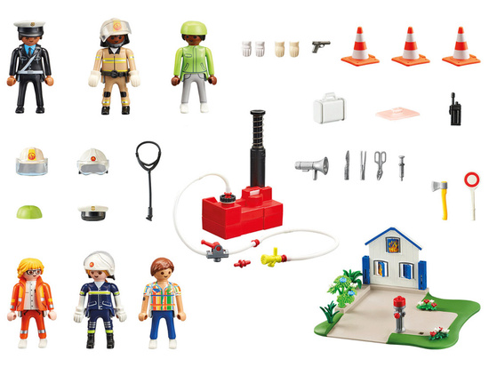 Playmobil My Figures rescue action figures for blocks 120 pieces ZA 5433