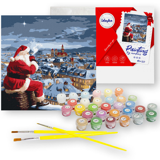 Painting by numbers 40 x 40 cm KHO8352 Christmas Night AP0099