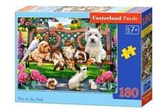 180-piece puzzle Pets in the Park