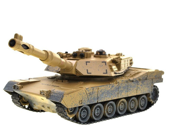 Controlled TANK M1A2 desert camouflage RC0374