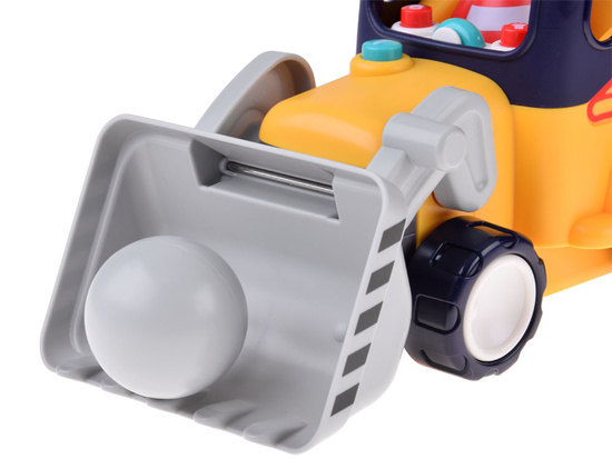 Remote-controlled construction vehicle BULLDOZER-EXCAVATOR Sound + lights ZA5669