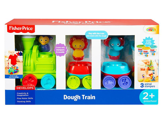 Fisher Price Train + dough 3 colors ZA3619