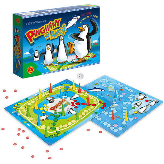 Alexander Game Penguins in action 2 board games Escape from the Zoo GR0718