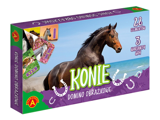 Alexander Domino Picture Horses 3 Game Variants GR0701