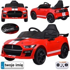 Battery-powered car Ford Mustang Shelby GT500 for children, radio PA0306 CZ