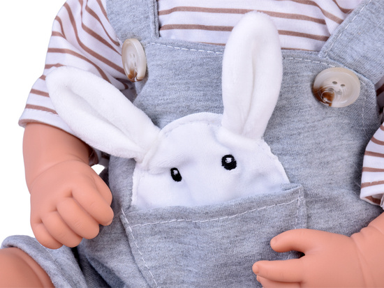 Interactive BOBAS doll 46cm - in blue shorts + accessories ZA5835