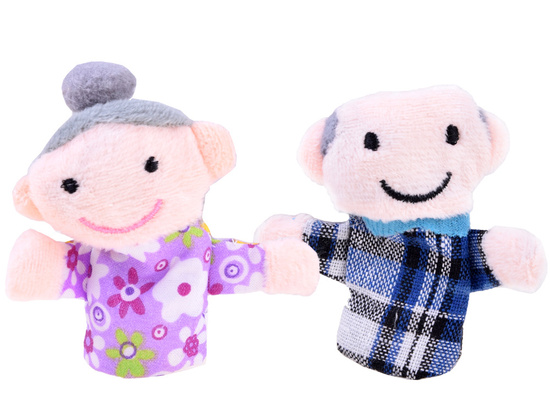 Family finger puppets 6 pcs ZA3970