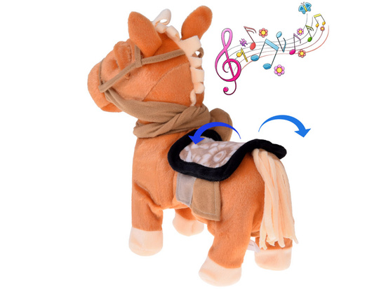 Interactive COWBOY HORSE walks, neighs, and dances. Country ihaaa! ZA5772