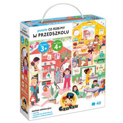 CzuCzu Puzzle Co robimy w przedszkolu 40 elementów 3+ ZA6100