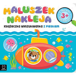 Aksjomat Maluszek nakleja. Książeczka z pieskiem 3+ KS0746