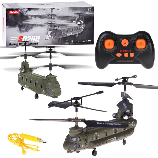 Syma S026H Helikopter zdalnie sterowany Chinook stabilizacja GYRO RC0714