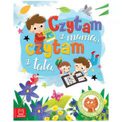 I read with mom, I read with dad. Name the pictures. First readers KS0903