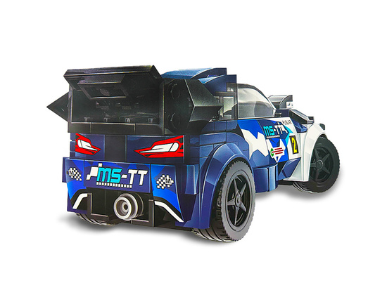 Technical blocks Sports car NAVY BLUE 164-piece set + stickers ZA5745