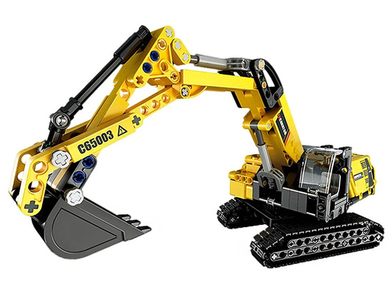 CaDA Technical construction blocks EXCAVATOR movable element 467pcs ZA4630