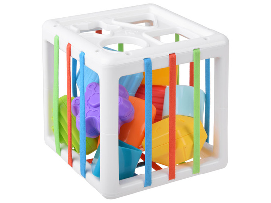 Cube sorter toy for a baby eraser ZA4310