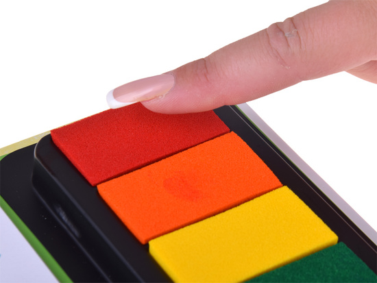 Creative finger painting book GARDEN 64 pages 7 colors AP0049