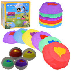 Luminous sensory path - stones for balance training 6 pcs. SP0828