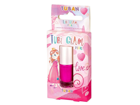 Tuban Tubi Glam lakier do paznokci dla dzieci różowy perłowy 5ml ZA5164