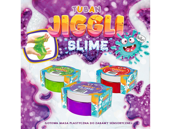 Tuban Jiggly Slime fioletowy perłowy glut  200G ZA5639