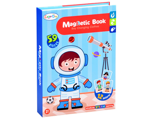 Magnetic puzzle book boys 59 pieces ZA3765