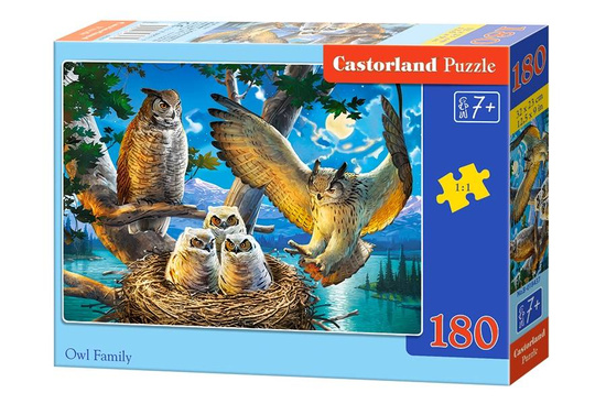 Puzzle 180 el. Owl Family