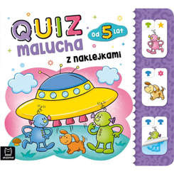 Aksjomat Quiz malucha z naklejkami od 5 lat KS0607