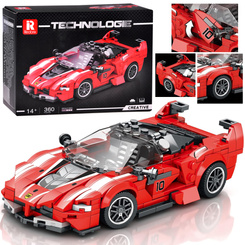 Technical blocks Super sports car RED CABRIOLET 360-piece ZA5786