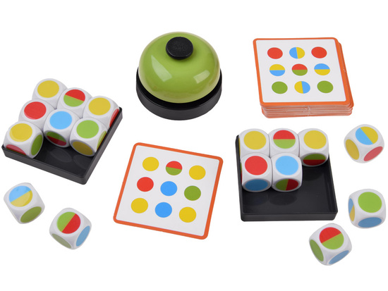 Puzzle game for observation and concentration, colorful patterns GR0761