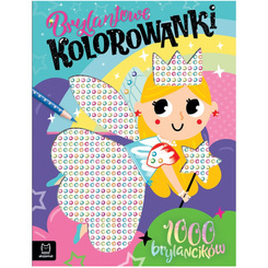 Aksjomat Brylantowe kolorowanki z wróżką. 1000 brylancików KS1045