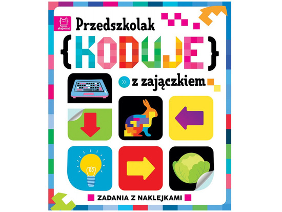 Aksjomat Przedszkolak koduje z zajączkiem + naklejki KS0504