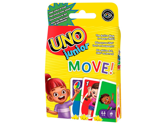 UNO Junior Move Playing Cards Children's Card Game GR0776