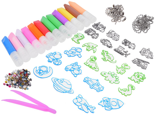 Enlarged Creative Kit for Making DIY Keychains ZA5209