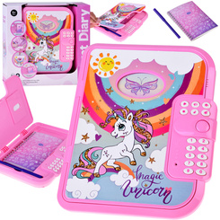 Interactive Coded SECRET DIARY 2 in 1 Magical Unicorn ZA5769
