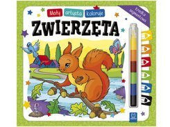 Aksjomat Mały artysta koloruje zwierzęta KS0371