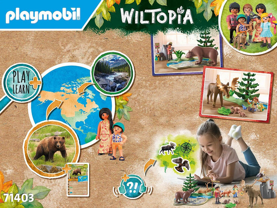 Playmobil 71403 Animals of North America. Set of 54 pieces/ ZA 5999