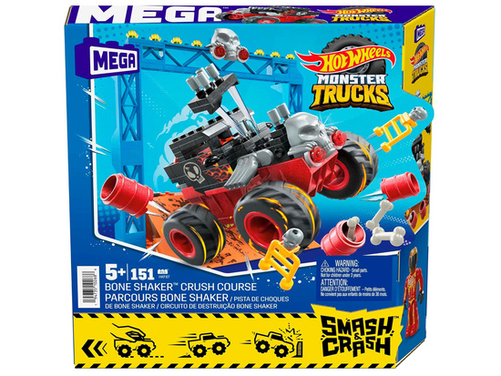 Hot Wheels Monster truck stunt blocks 151ele car + ramp ZA5996
