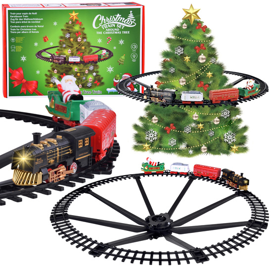 Interactive CHRISTMAS TRAIN for the Christmas tree + music and lights ZA5905