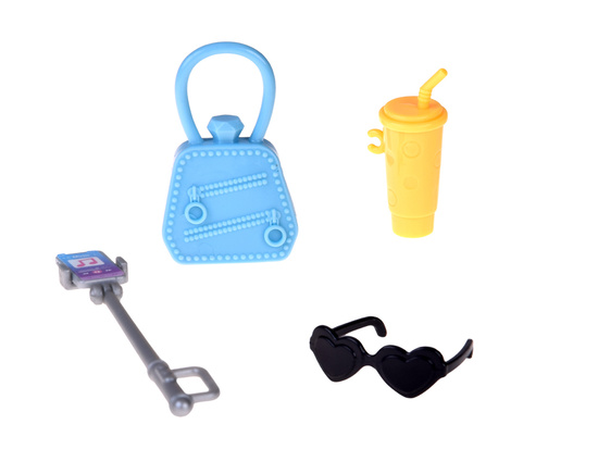 Fashionable Anlily influencer doll winter outfit fur accessories ZA5701