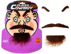 Eyebrows Moustache beard BEARD FOR THE PIRATE ZA0683