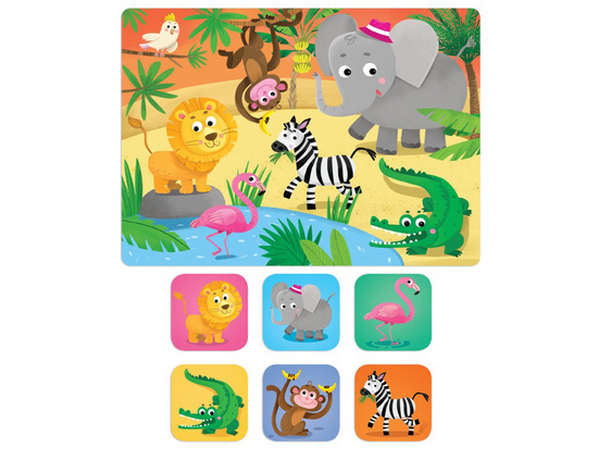 Aksjomat Lotto. Poznaję zwierzęta. Mały miś to lubi! 3+ KS0801