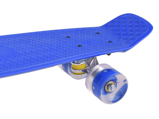 FISZKA skateboard for children with LED light-up wheels up to 50kg SP0715